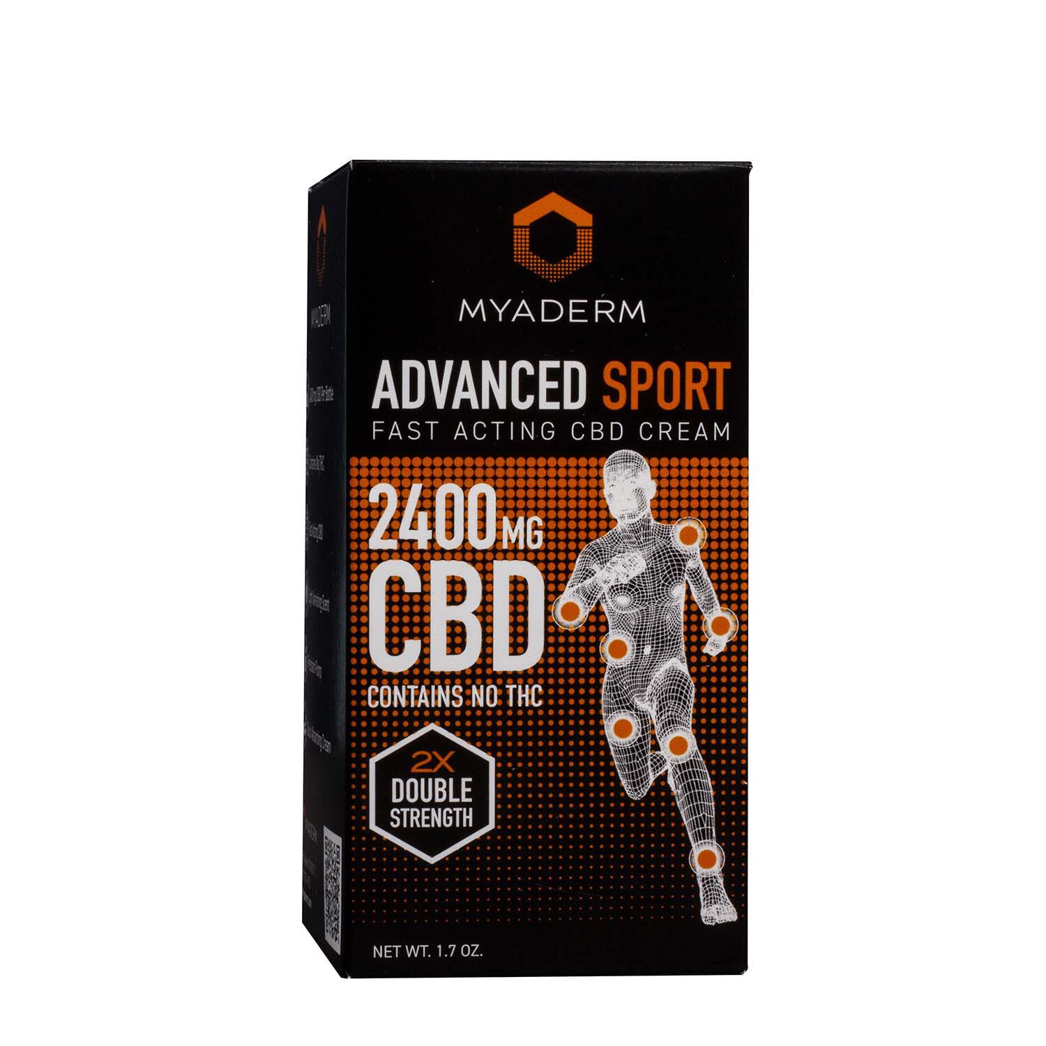 Myaderm Advanced Sport Fast Acting CBD Cream 2400 mg | GNC